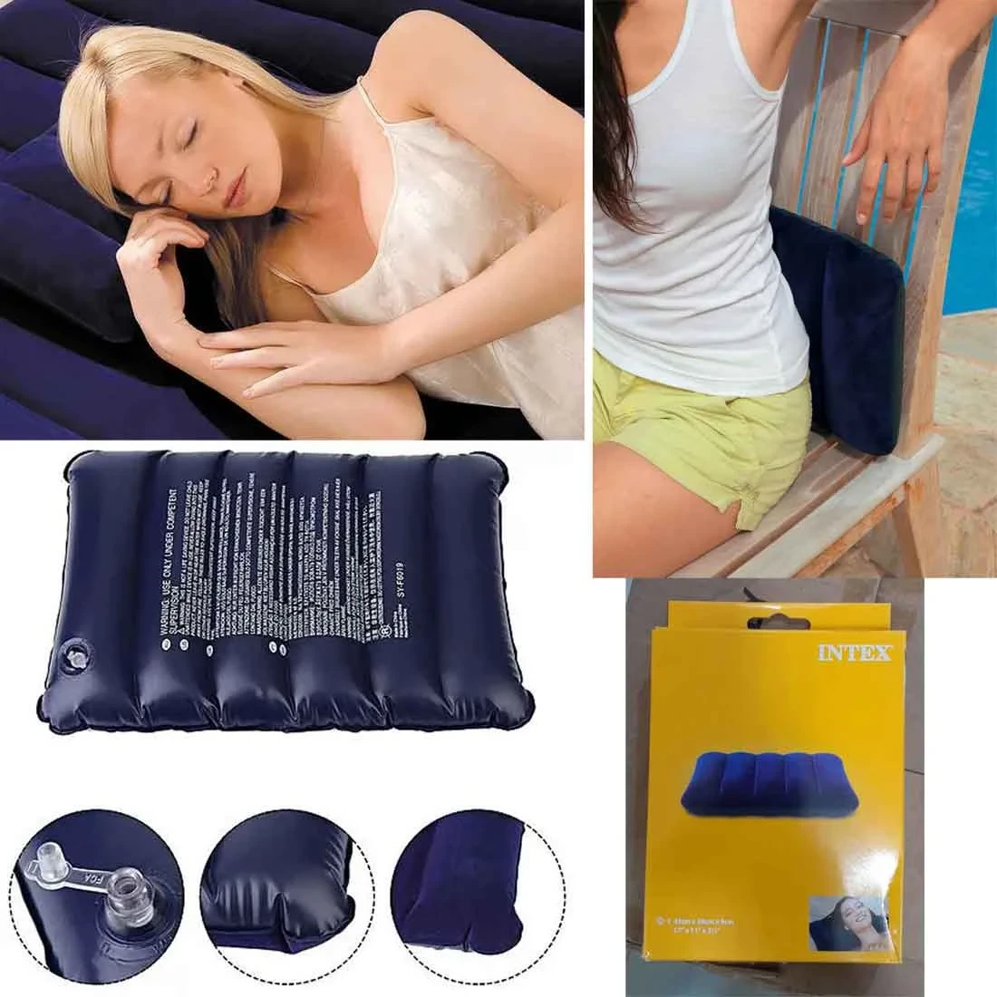Air Abstract Travel Pillow Pack of 1