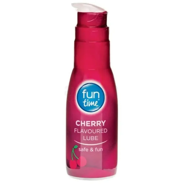 Fun Time Lube Cherry Lubricant Gel Water Based Red 75ml | UK