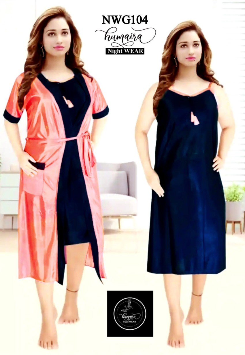 Premium Quality 2-Part Nighty For Ladies