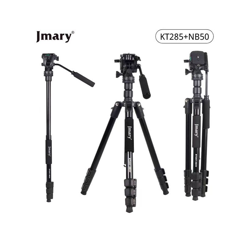 Jmary KT 285+NB 50 1.77M 2 In 1 Hydraulic head Professional Camera Tripod
