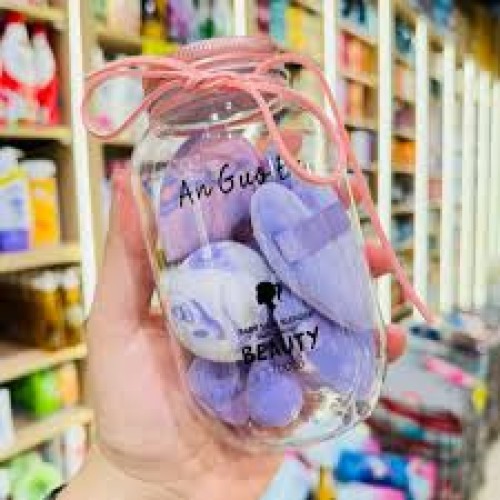 Guo Er" Baby Skin Blender makeup sponges in a jar violate color