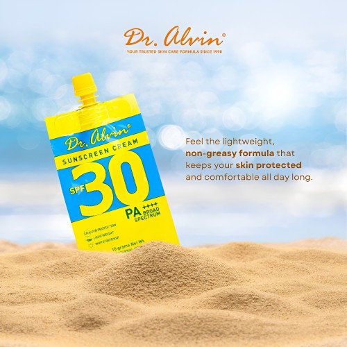 Dr. Alvin Sunscreen SPF 30+ PA++++ 10gm