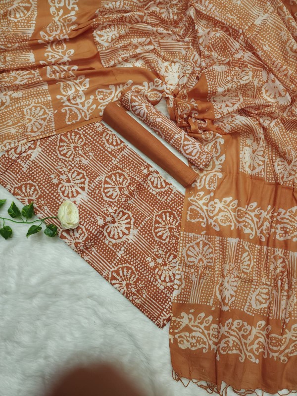 Organdy wax batik three piece (5)