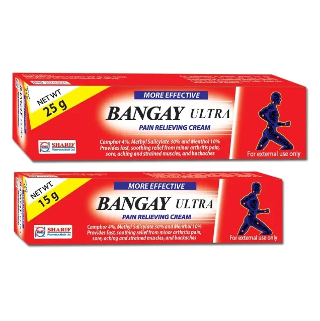 Bangay Ultra Strength Pain Relieving Cream 25gm / 15gm | Works Like Moov Cream