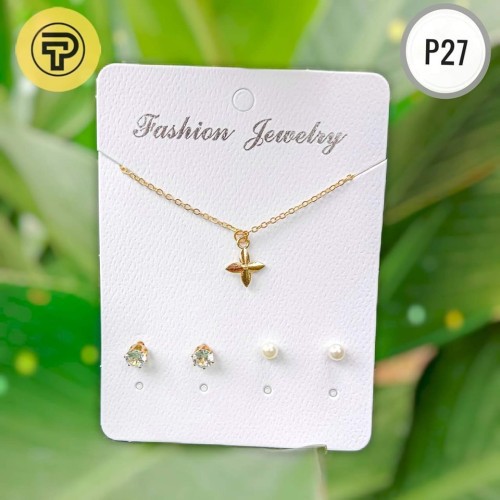 Women pendant with earring p27