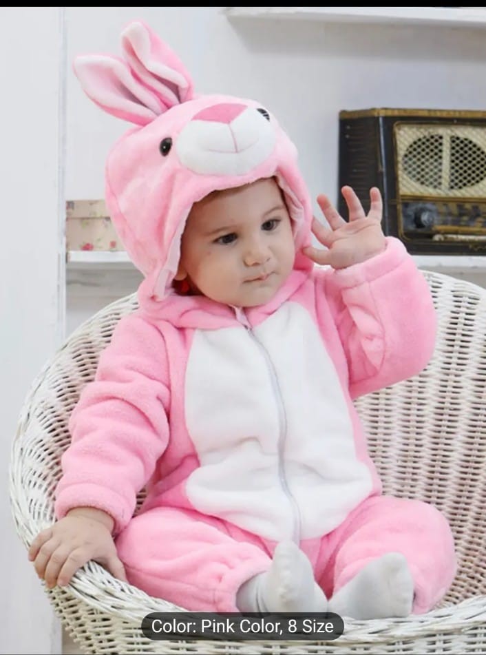 Rabbit One Piece Baby Jumpsuit (4)