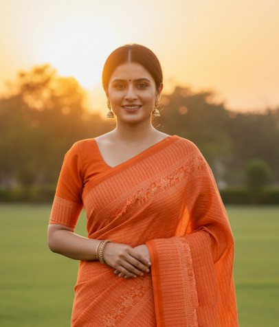 Soft Cotton Everyday Saree with Blouse