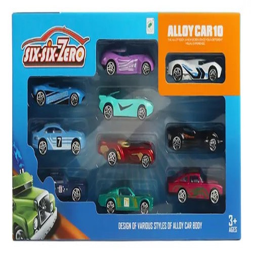 Alloy Car 10pcs" die-cast metal toy car set Six Six Zero