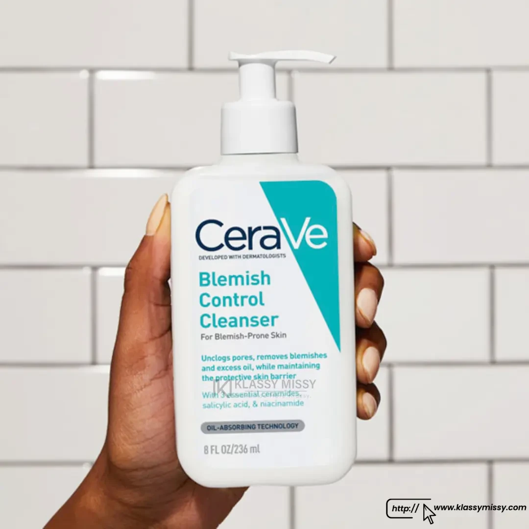 Cerave Blemish Control Cleanser 236ml for Blemish-Prone Skin (Made in UK)