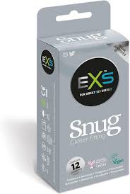 EXS Snug Tight Fitting Small Size Condoms Single Pack 3pcs Condom | Vegan Condoms