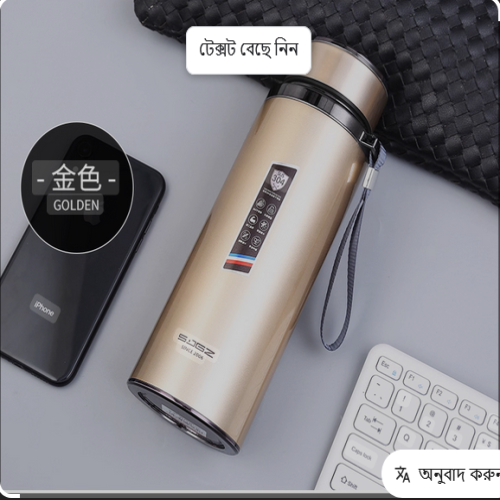 750ml five Layer Stainless Steel Vacuum Flasks Thermos Mug Water Bottle For Office Tea Coffee Mugs