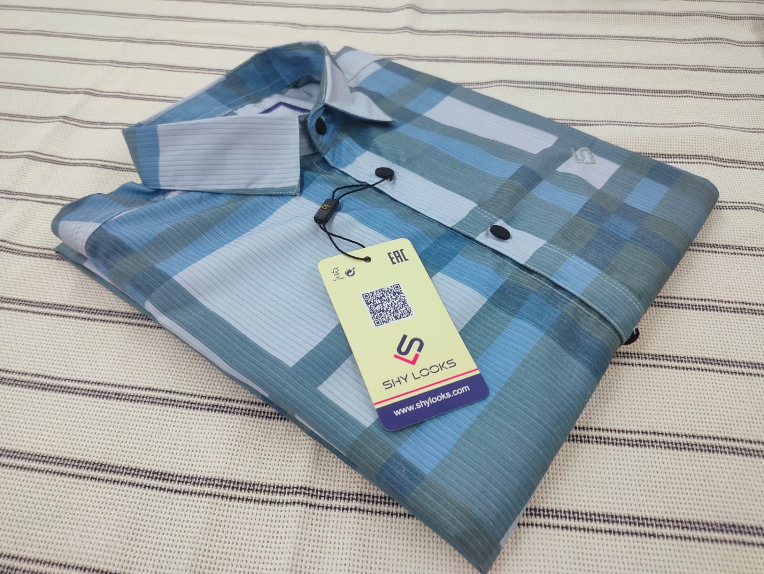 Luxury China Magnet Cotton full Sleeve Print Shirt (11)