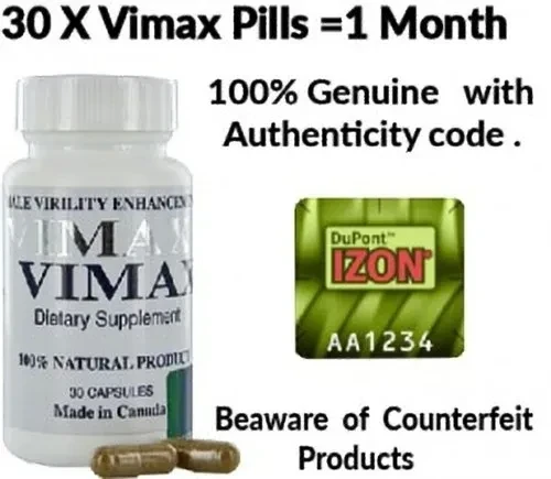 Vimax Capsules Dietary Supplement For Men