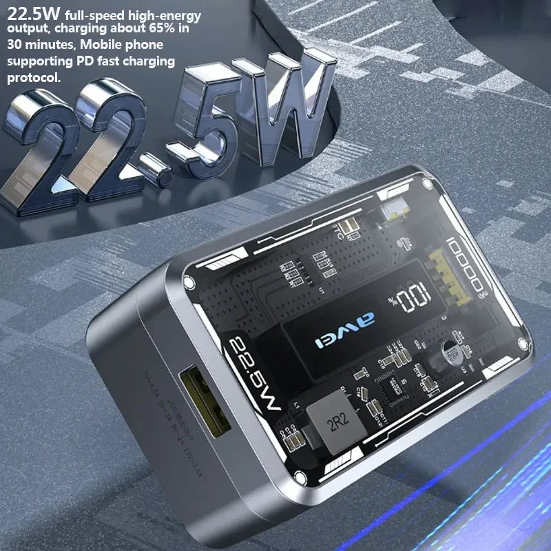 Awei P111K 10000mAh PD22.5W Portable Power bank