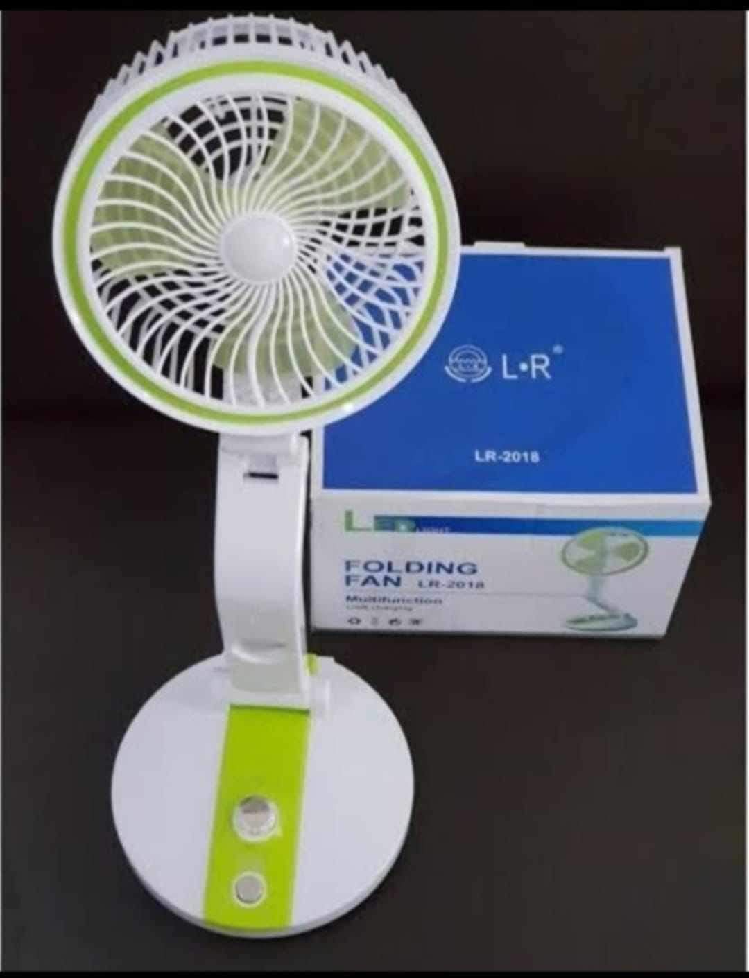 LR fan (Adjustable rechargeable folding fan with led light) (2)