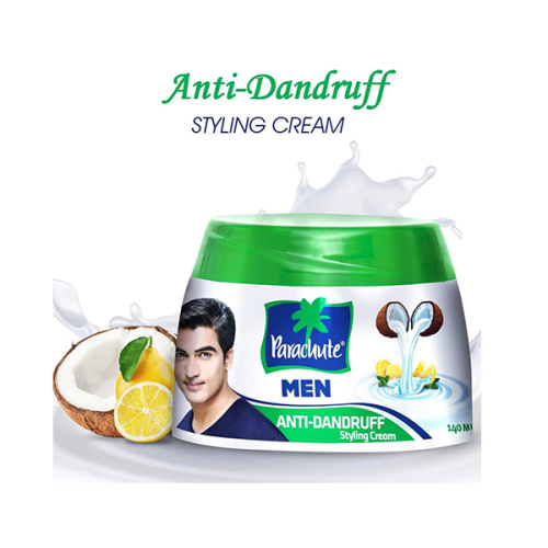 Parachute Men Anti Dandruff Styling Hair Cream - 140ml price in bd