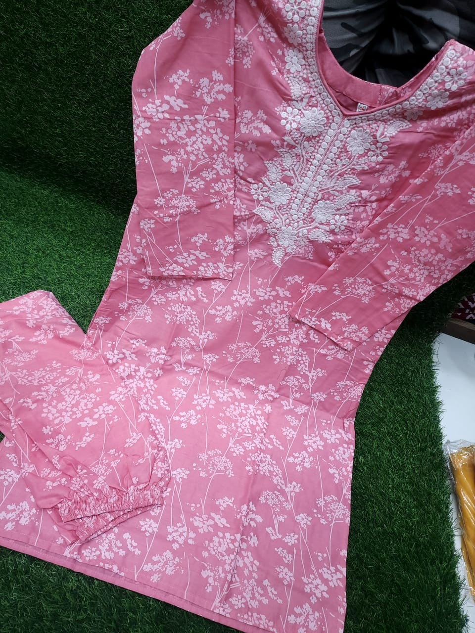 Embroidery Cotton Two Piece (4)