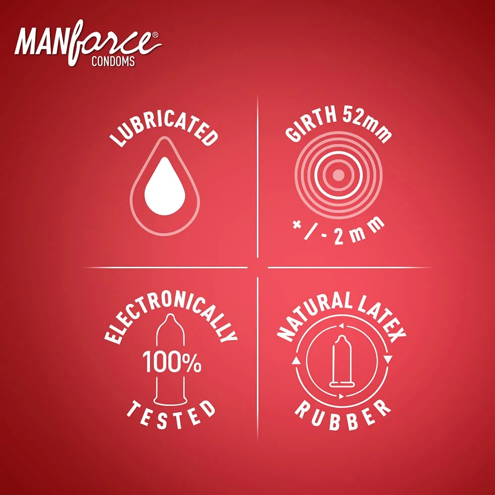 Manforce Xotic Condom Mix Chocolate & Strawberry Dotted – 3×2=6pcs