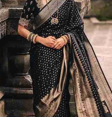 Afsan Print Saree with Blouse Piece
