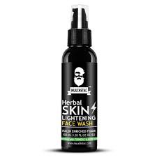 Muuchstac Herbal Skin Lightening Haldi Face Wash For Men 100ml