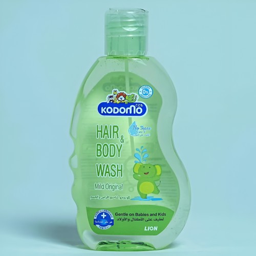 Kodomo Baby Hair & Body Wash, a gentle 2-in-1 Cleanser Designed for Babies and Children 200ml