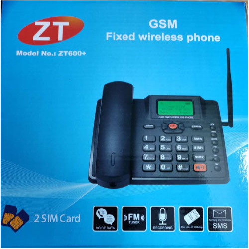 Panasonic ZT-600 Plus Dual SIM GSM Fixed Wireless Phone