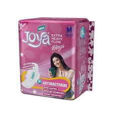 Joya Sanitay Napkin – Extra Heavy Flow – 8 Pads Pack – Panty/Wings System 1 pack – pad