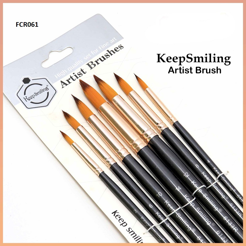 Keep Smiling 6133R Artist Brush Set-7Pcs