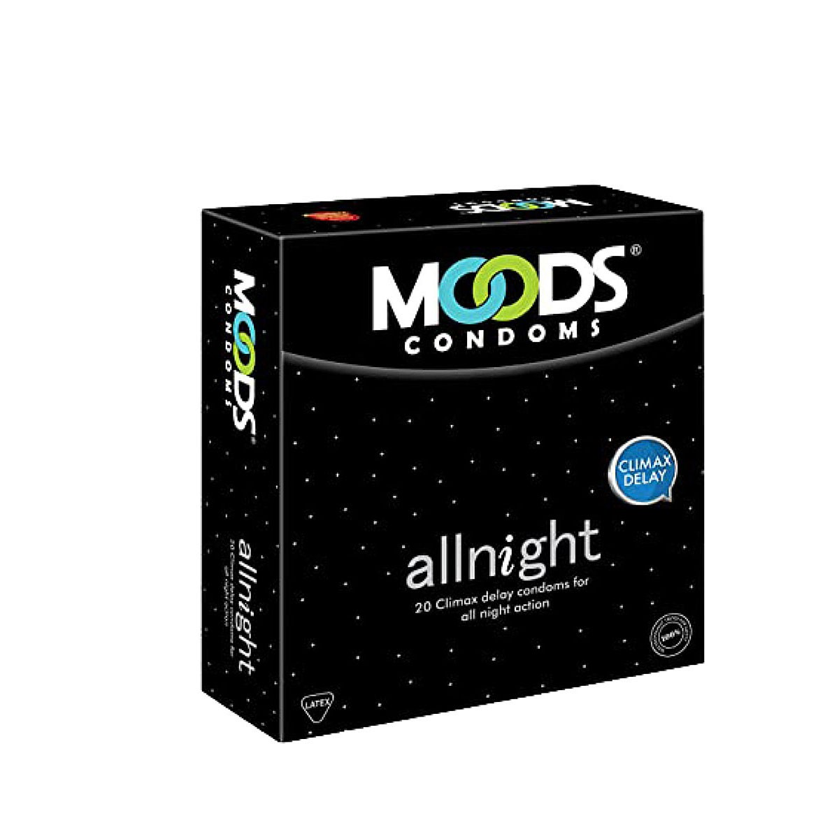 Moods - All Night Condom - Single Pack- 3pcs