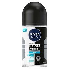 NIVEA MEN Deodrant Black&White 72 H Invisible Original Antiperspirant in the ball for men 50ml