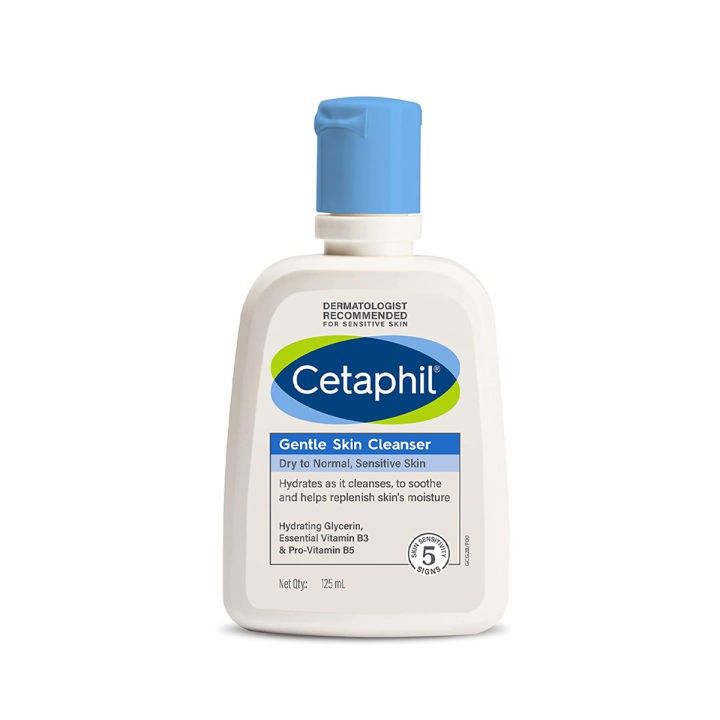Cetaphil Face Wash Gentle Skin Cleanser for Dry to Normal Skin 125ml (International)