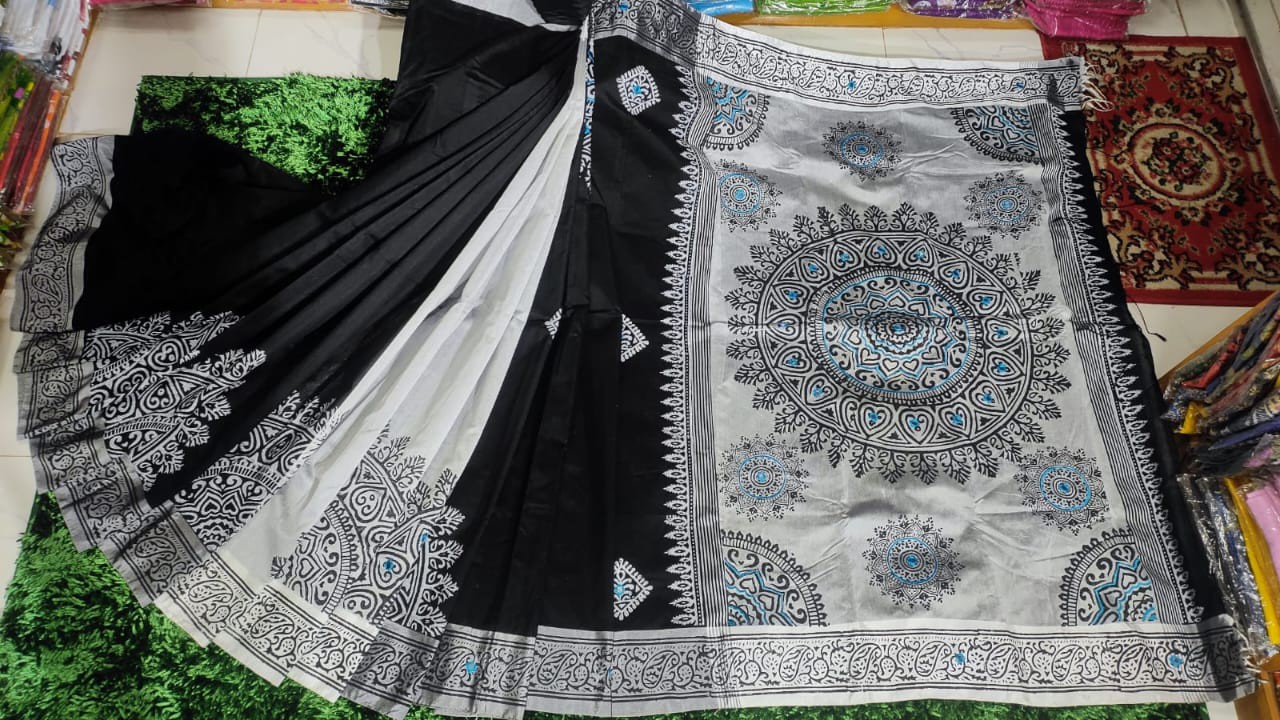 Embroidered Dupion Silk Saree