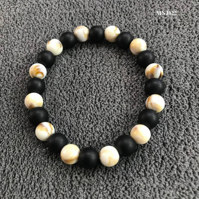 Stone Beaded Men's Bracelet