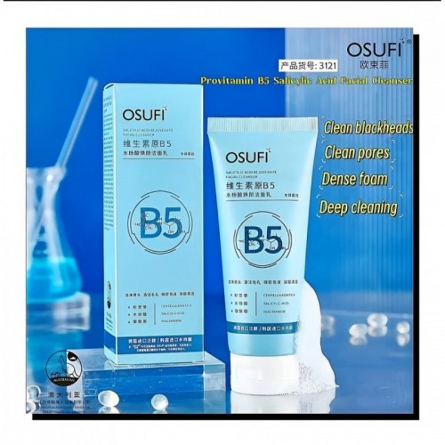 OSUFI Vitamin B5 Salicylic Acid Moisturizing Gentle Face Wash 100gm