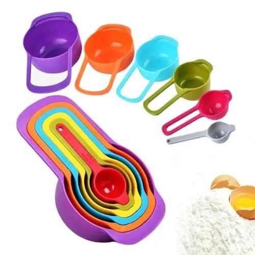 6Pcs set Multi Color Measurement Cup price in Bangladesh