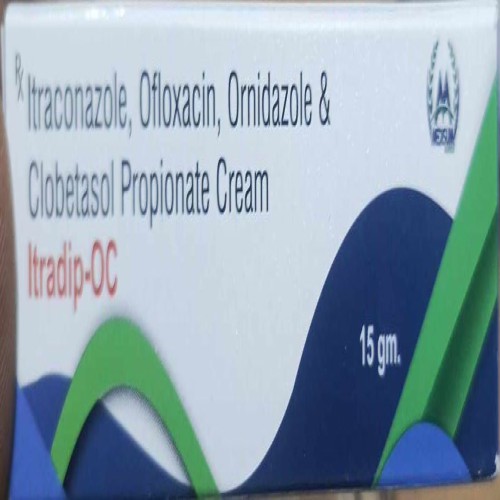 Itraconazole, Ofloxacin, Ornidazole & Clobetasol Propionate Cream, 15 Gm