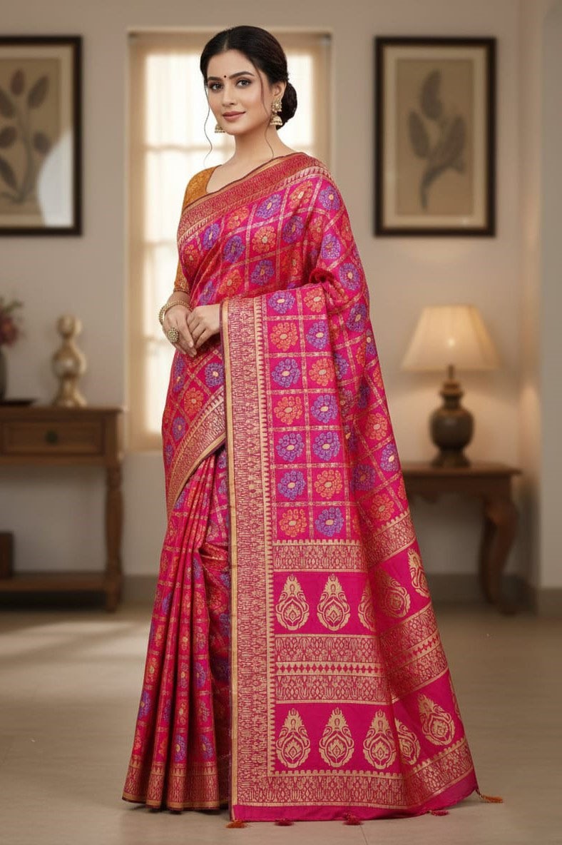 Kaftan Silk Regal Shine Saree