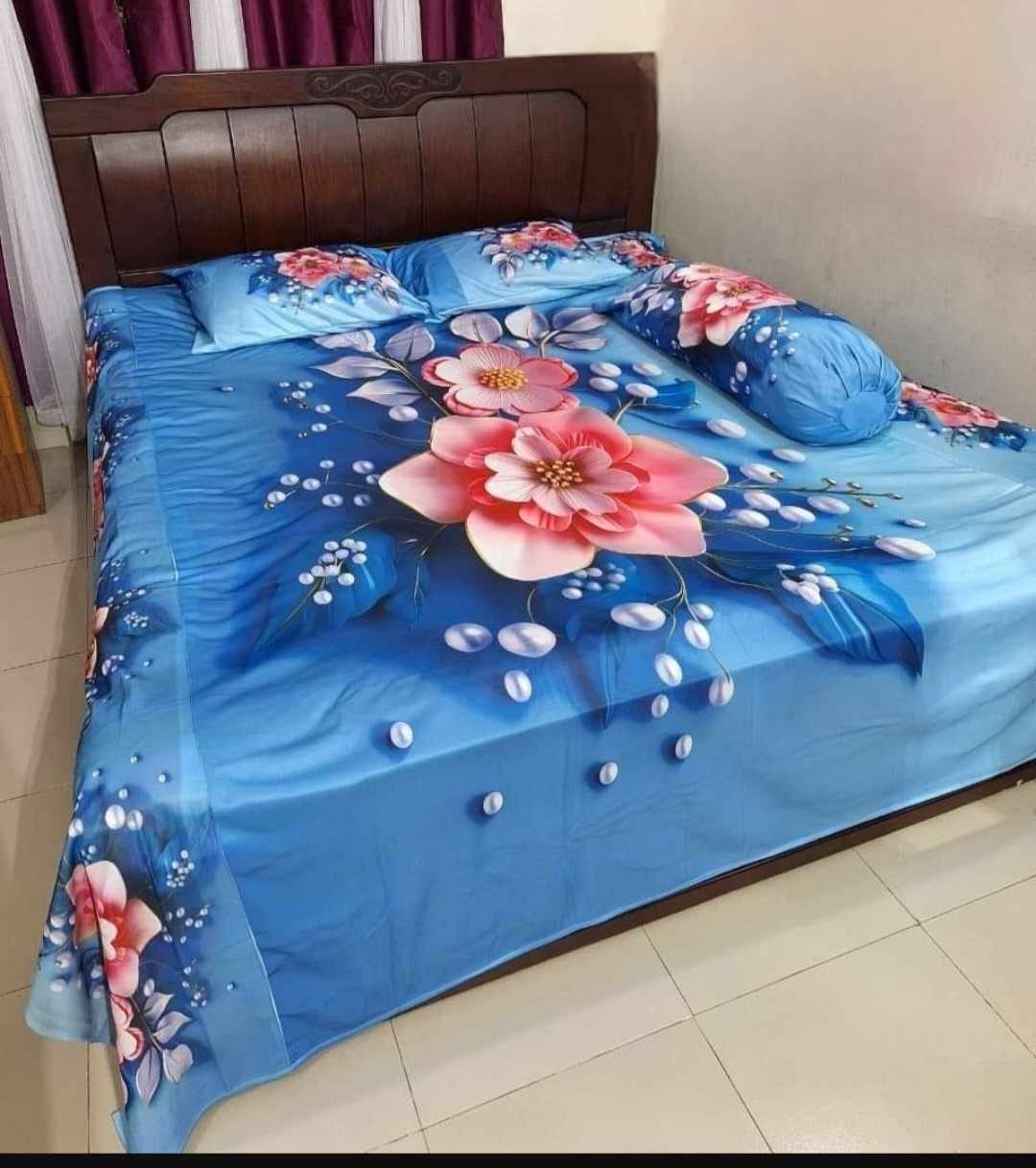 China Premium 3D Design Bed Sheet -(29)