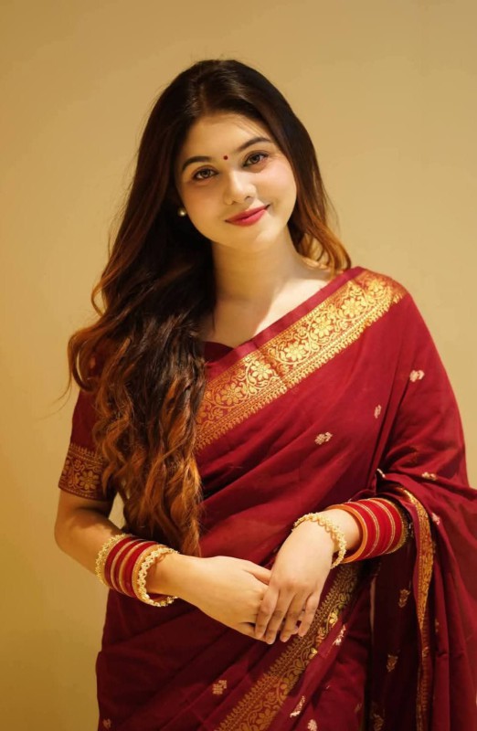 Velvet Grace Premium Saree with Blouse Piece