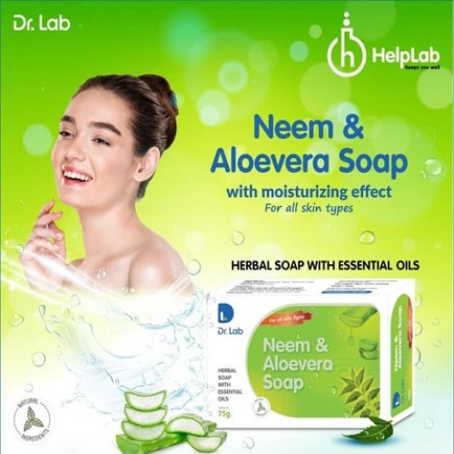 DR LABS NEEM & ALOEVERA SOAP (75g)  price in Bangladesh