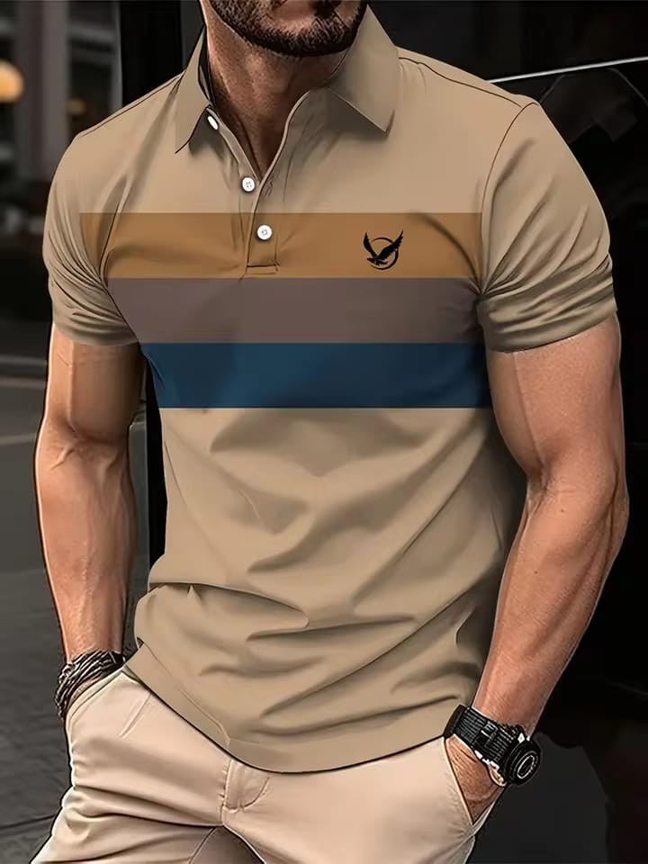 Cotton Polo Shirt For Men's-(9)