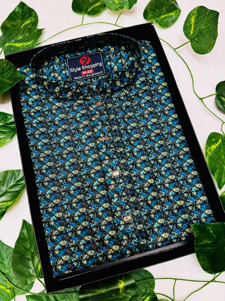 Elegant Cotton Print Panjabi