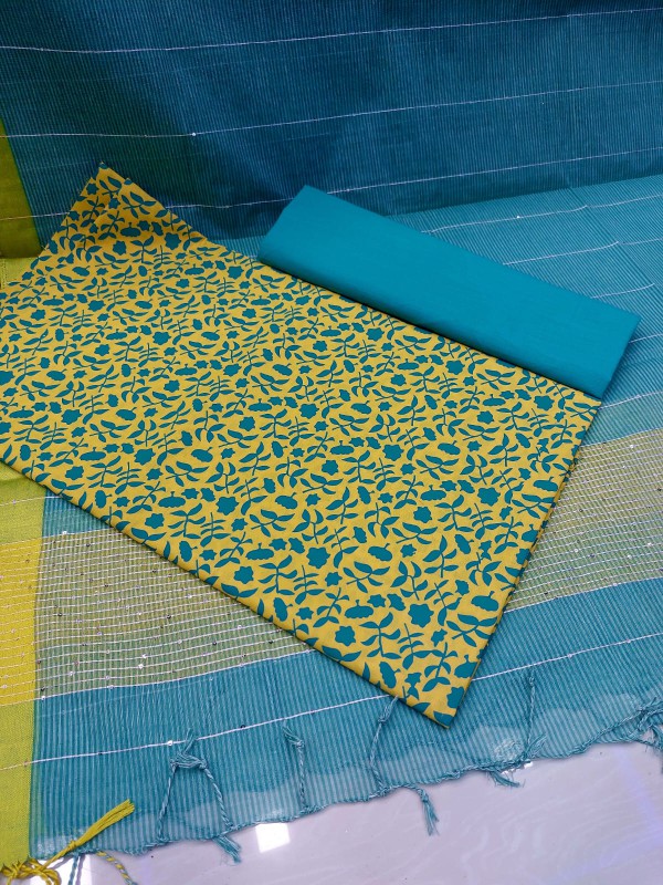 Aarong Cotton Three Piece For Women