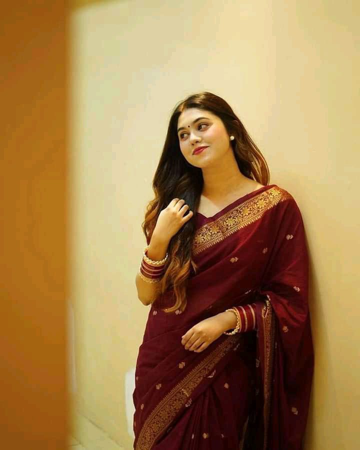 Half Silk Pair Saree For Women