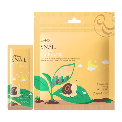 Laikou Snail Sleeping Mask (15 Pcs)