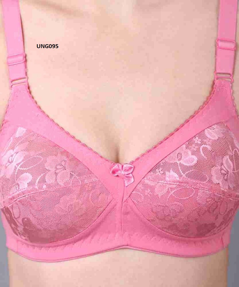 Lace Non-Wired Non-Padded Everyday Bra For Female