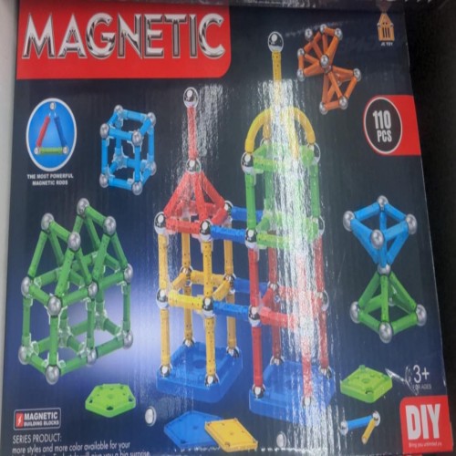 Magnetic Construction Learning toy education building blocks 110PCS