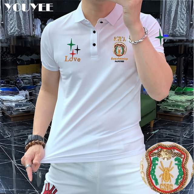 White Men's Exclusive Short Sleeve Polo Shirt