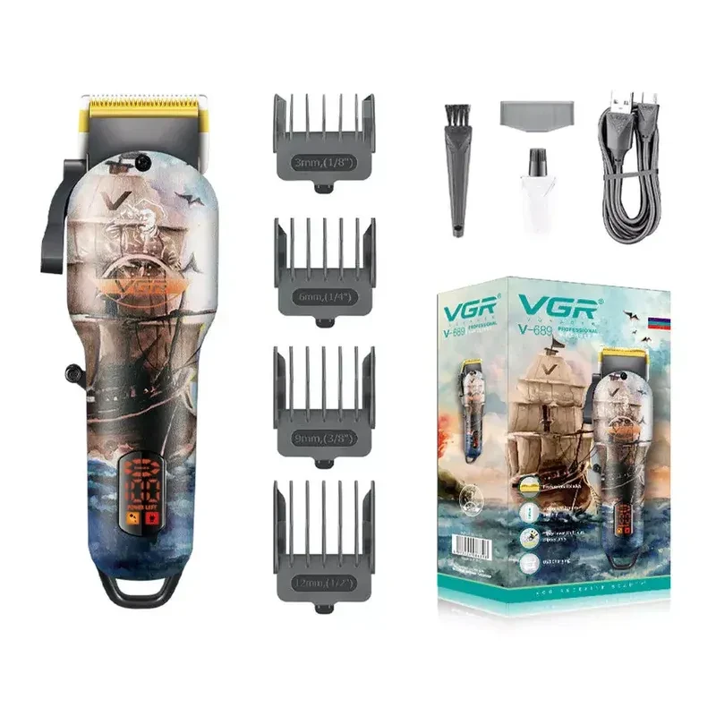 VGR V-689 Professional Hair Clipper for Men