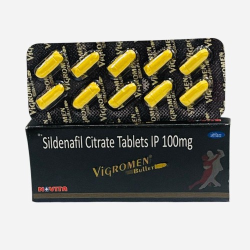 VIGROMEN BULLET SILDENFIL TABLETS 10Pcs-100mg  price in Bangladesh